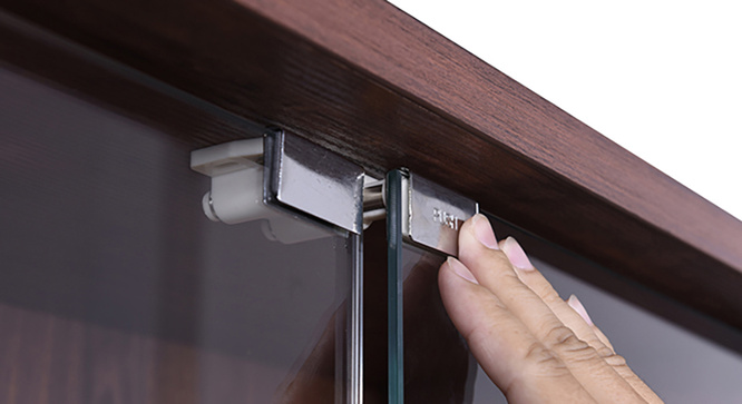 Portley 6-Door Kitchen Cabinet(Walnet)
